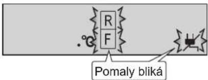 R F Pomaly bliká