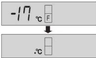 -17 °C ↓ :°C