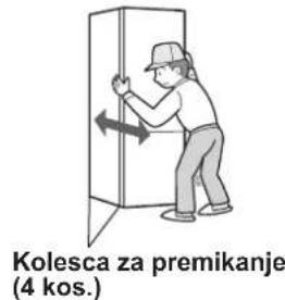 Kolesca za premikanje (4 kos.)