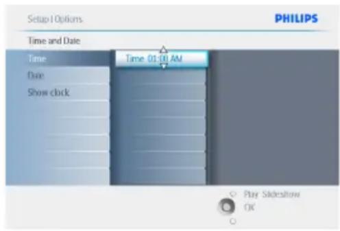 PHILIPS SHL5002 - Zobrazit hodiny (Show Clock): - 1