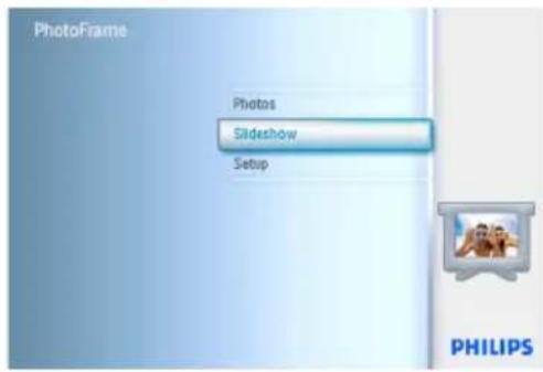 PhotoFrame Photos Slideshow Setup PHILIPS