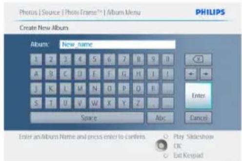 PHILIPS SHL5002 - Přejmenování alba - 5