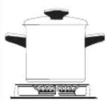GORENJE G6N40IX - B) Plynové varné plochy - 1