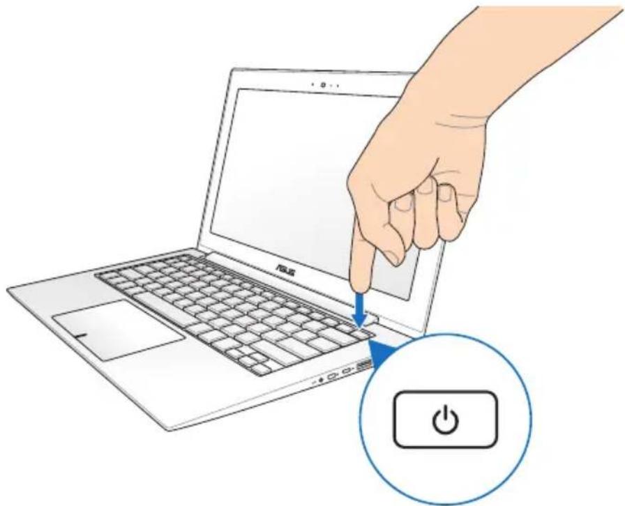 ASUS U38N-C4010H - Stiskněte tlačítko Start. - 1