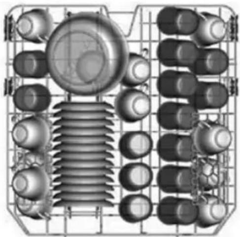 Concept MNV-3560bc - Upper rack Cutlery rack - 1