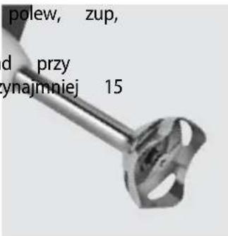 polew, zup, d przy ynajmniej 15