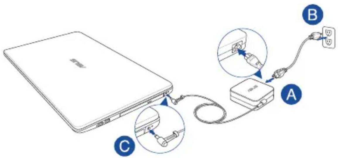 ASUS X751LA-TY002H - Nabíjení notebooku - 2