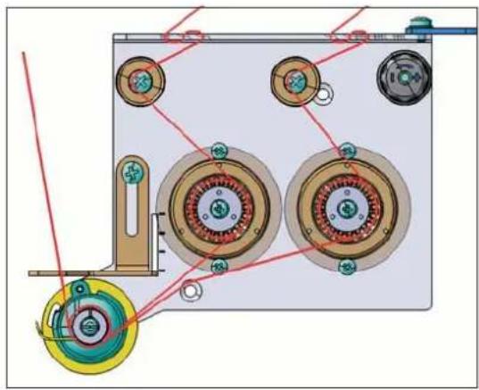 Dürkopp Adler H868 - Nastavení šicího stroje s elektromagnetickým napínačem - 1