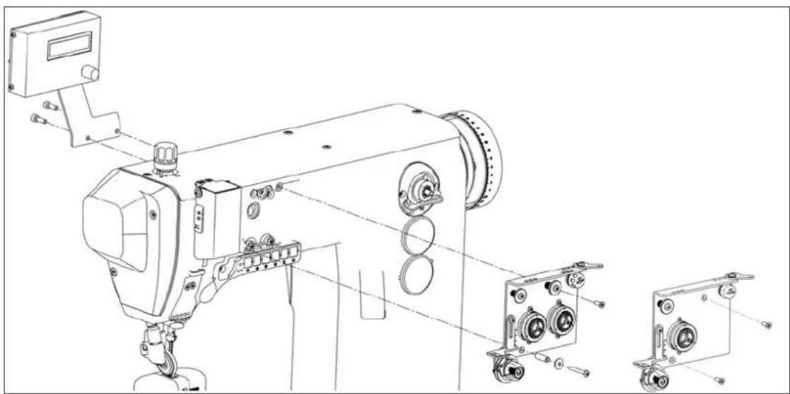 Dürkopp Adler H868 - Montáž a zapojení - 2