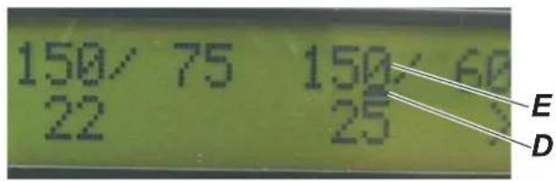 150/ 75 150/ 60 22 25 E D