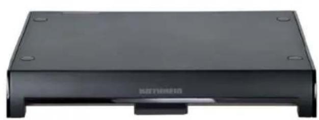 Black rectangular electronic device with mounting holes and a 'METHIEN' logo on the side (no readable text or symbols beyond branding)