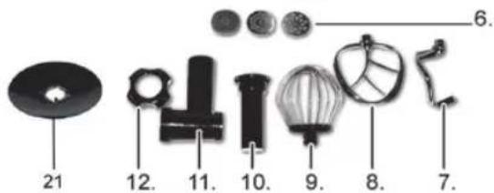 Exido 246-039 - LAITTEEN PÄÄOSAT - 2