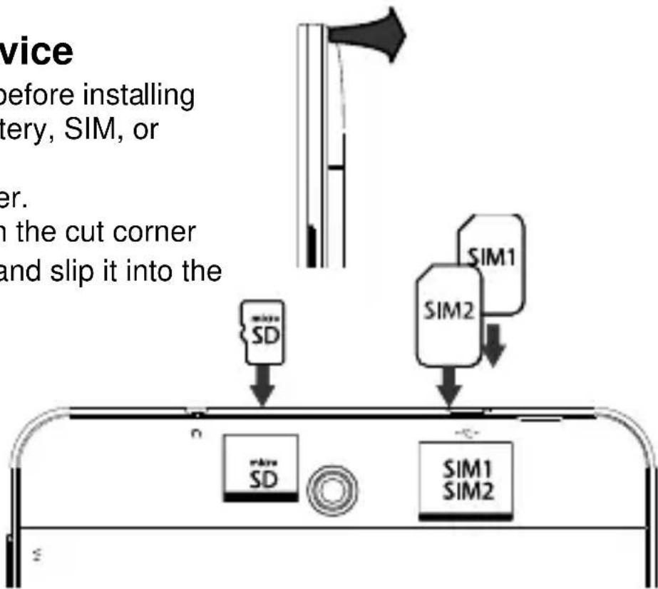 Overmax Qualcore 7021 - Opening the device - 1