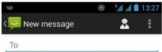 New message To