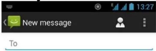 New message To