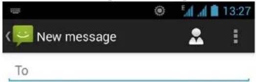 New message To