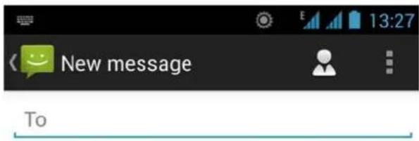 New message To