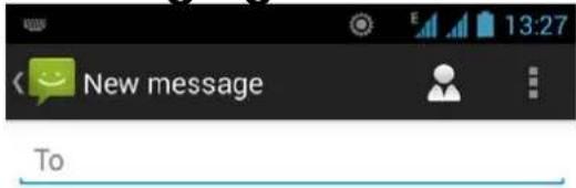 New message To