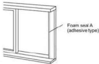 Foam seal A (adhesive type)