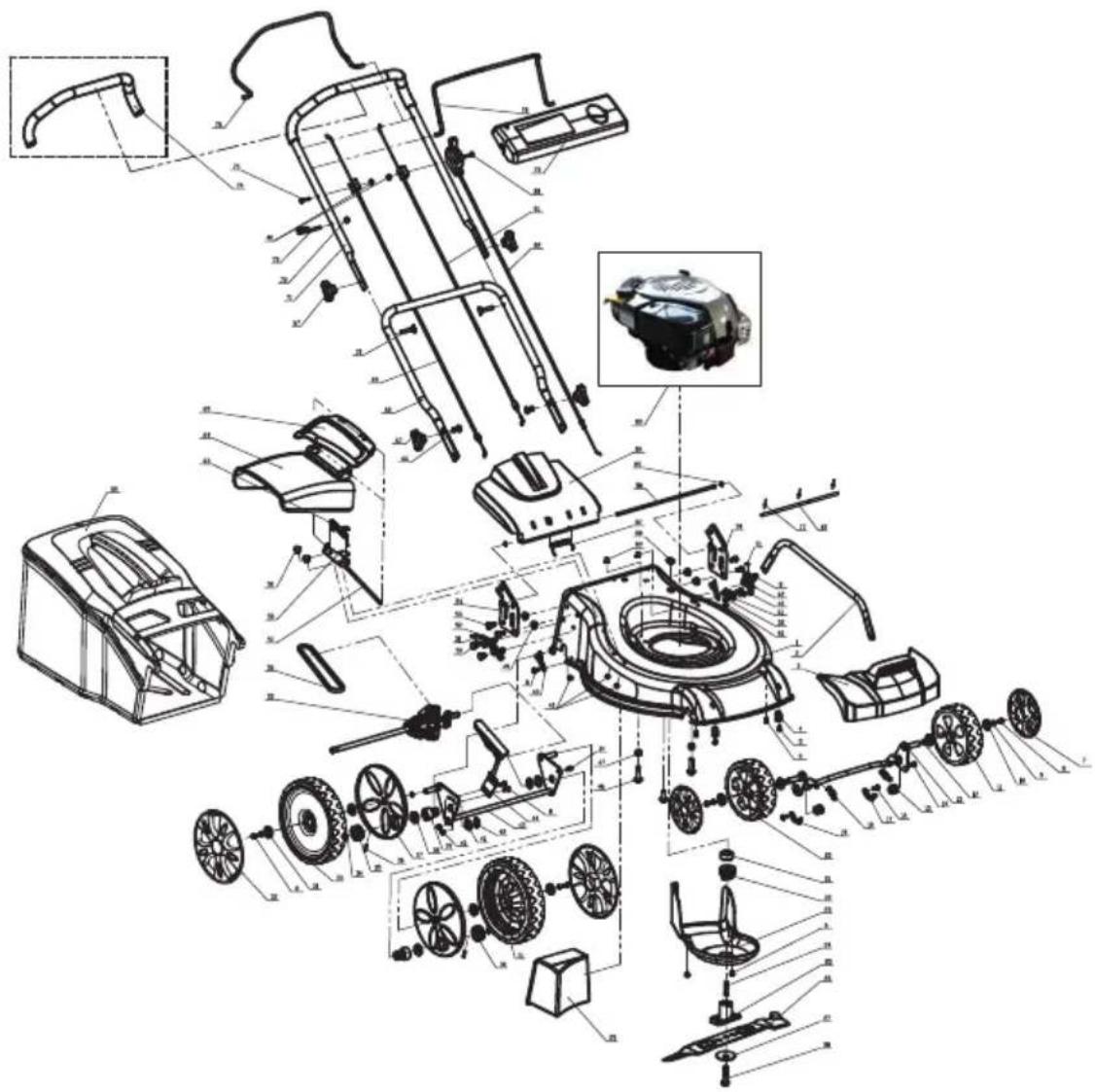 Exploded view diagram of a cleaning or cleaning device with labeled parts in Chinese