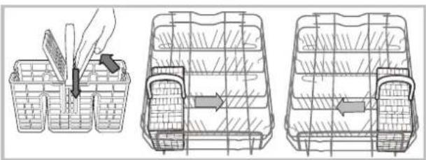 INDESIT DISR 14B - Cestino delle posate - 1