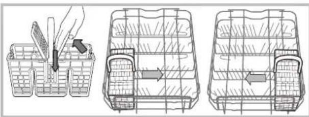 INDESIT DISR 14B - Кошница за прибори - 1