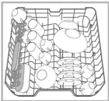 INDESIT DFG 15M10 EU - Корпа за прибор за јело - 1