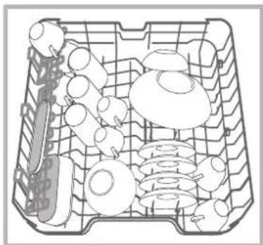 INDESIT DFG 15M10 EU - Üst raf - 1