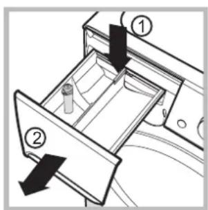 INDESIT BWA 71052 W EU - Pulire il cassetto dei detersivi - 1