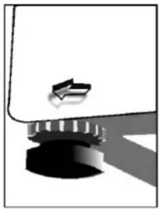 Philco PLD 1271 - ADJUSTMENT OF FEET - 1