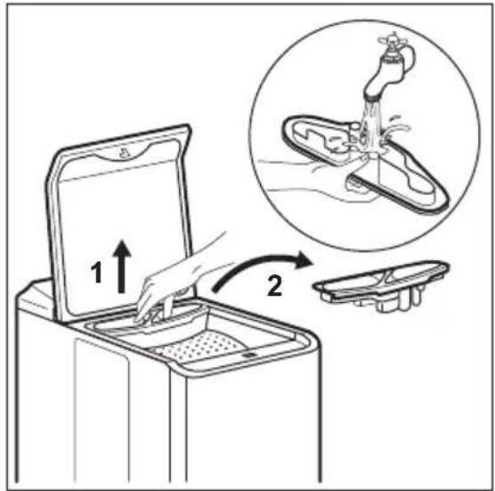 Philco PLD 1261-5 TL - Cleaning the detergent dispenser - 1