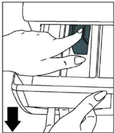 Philco PLA 1483 W - The drawer for washing detergents - 2