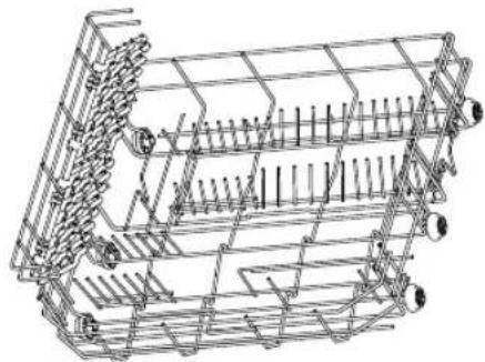 Logik LDWTT13E - Diskmaskinskorg - 1