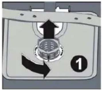 Diagram of a device's internal structure with labeled components and directional arrows