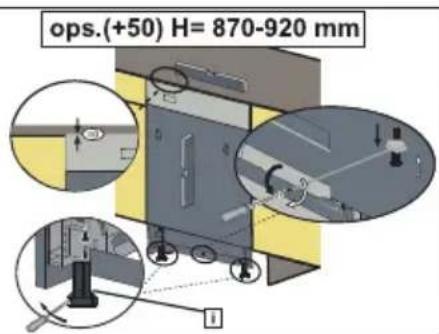 ops.(+50) H= 870-920 mm