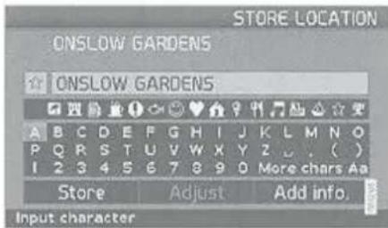 STORE LOCATION ONSLOW GARDENS ONSLOW GARDENS A B C D E F G H I J K L M N O P Q R S T U V W X Y Z . ( ) I 2 3 4 5 6 7 8 9 0 More chars. Aa Store Adjust Add info. Input character
