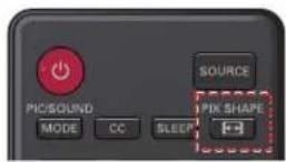 SANYO FW50D36F - Changing Pix Shape - 1