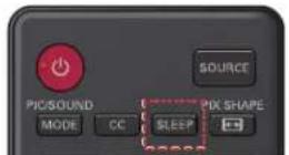 SANYO FW50D36F - Sleep Timer - 1