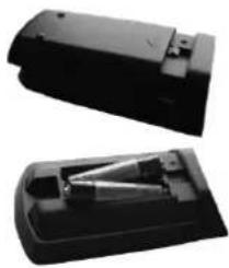 SCHAUB LORENZ 32LT581CT/SI - Inserting Batteries - 1