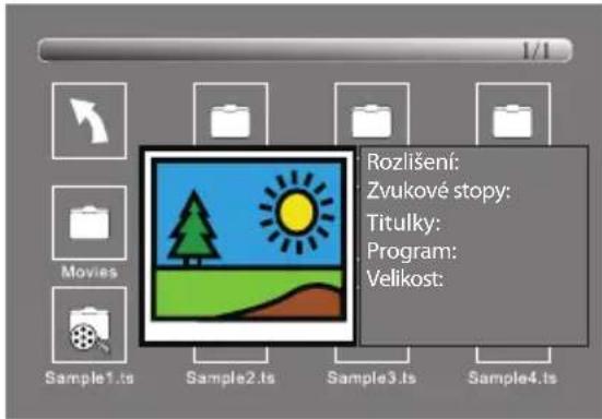 1/1 Rozlišení: Zvukové stopy: Titulky: Program: Velikost: Movies Sample1.ts Sample2.ts Sample3.ts Sample4.ts