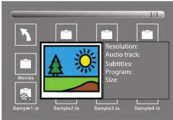 Resolution: Audio track: Subtitles: Program: Size: Movies Sample1.ts Sample2.ts Sample3.ts Sample4.ts