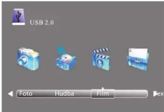 USB 2.0 Foto Hudba Film