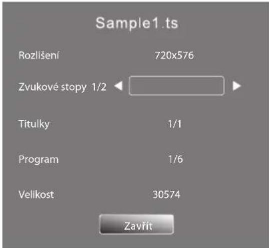 Sample1.ts Rozlišení 720x576 Zvukové stopy 1/2 Titulky 1/1 Program 1/6 Velikost 30574 Zavřit
