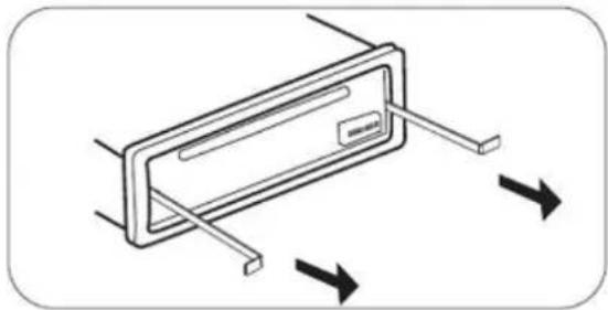 Diagram of a device with arrows indicating direction, no text or symbols present