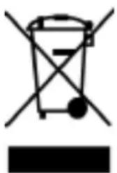 Symbol of a trash bin with crossed lines and a horizontal bar below (no text or numbers present)