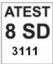 ATEST 8 SD 3111