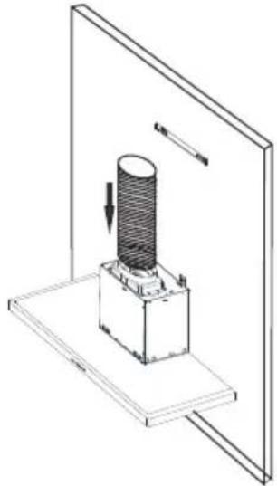 Philco PEW 9714 GLIX - Instalace hliníkové trubky - 1