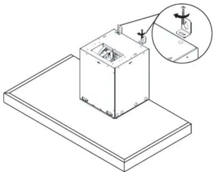 Philco PEW 6713 - Installation of hanging brackets - 2