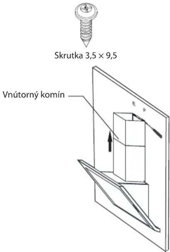Skrutka 3,5 × 9,5 Vnútorný komín