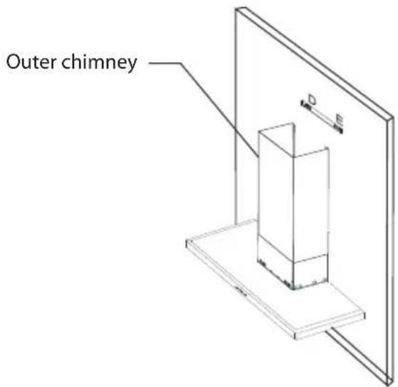 Outer chimney D E